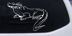 Crocodile Alligator Car or Truck Window Decal Sticker