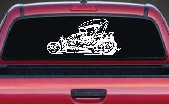 Rat Hot Rod Car or Truck Window Decal Sticker