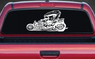 Rat Hot Rod Car or Truck Window Decal Sticker