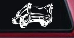 Classic Big Fin Muscle Car Car or Truck Window Decal Sticker