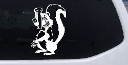 Stinky Skunk Car or Truck Window Decal Sticker