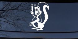 Stinky Skunk Car or Truck Window Decal Sticker