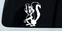Stinky Skunk Car or Truck Window Decal Sticker