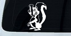 Stinky Skunk Car or Truck Window Decal Sticker