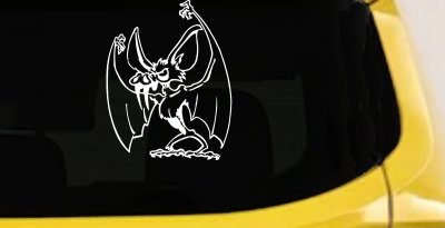 Bad Bat Car Truck Decal Sticker Window Vinyl Graphic