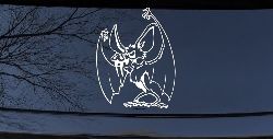 Bad little Bat Car or Truck Window Decal Sticker