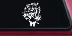 Pouncing Attacking Lion Car or Truck Window Decal Sticker
