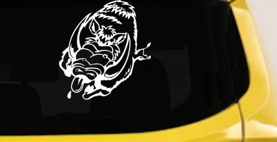 Wild Boar Charging Decal for Car Truck Window Vinyl Sticker