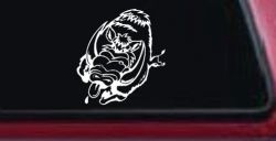 Wild Boar Hog Charging Car or Truck Window Decal Sticker