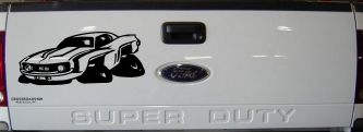 Chevrolet Camaro SS Car or Truck Window Decal Sticker (Black)