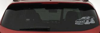 Chevrolet Camaro SS Car or Truck Window Decal Sticker (Telegrey)
