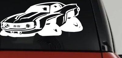 Chevrolet Camaro SS Window Decal Sticker Vinyl for Car or Truck