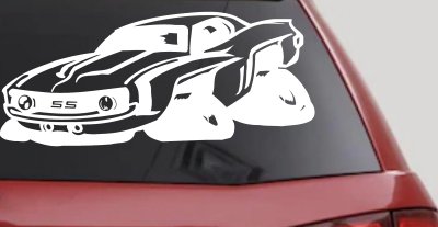 Chevrolet Camaro SS Window Decal Sticker Vinyl for Car or Truck