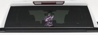 Western Cowboy Skull Decal for Car Truck Window Vinyl Sticker (Lilac)