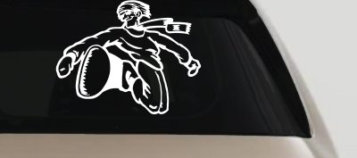 Snowboard Rider Decal Sticker for Car Truck Window Vinyl