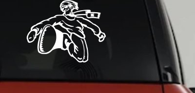 Snowboard Rider Decal Sticker for Car Truck Window Vinyl