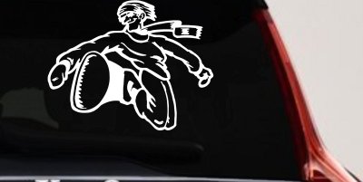 Snowboard Rider Decal Sticker for Car Truck Window Vinyl