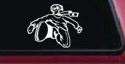 Snowboard Rider Sports Car or Truck Window Decal Sticker