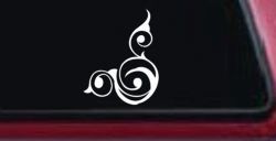 Inside Corner Swirl Car or Truck Window Decal Sticker