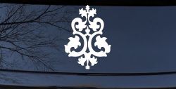 Swirl Vine Accents Car or Truck Window Decal Sticker