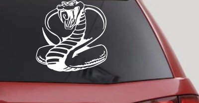 King Cobra Vinyl Decal Sticker for Cars Trucks Windows Animal Design