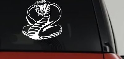 King Cobra Vinyl Decal Sticker for Cars Trucks Windows Animal Design