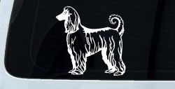 Afghan Hound Dog Car or Truck Window Decal Sticker