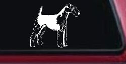 Airedale Terrier Dog Car or Truck Window Decal Sticker
