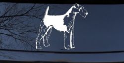 Airedale Terrier Dog Car or Truck Window Decal Sticker