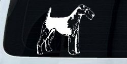 Airedale Terrier Dog Car or Truck Window Decal Sticker