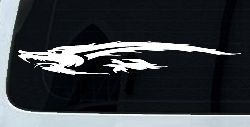 Flying Asian Dragon Car or Truck Window Decal Sticker