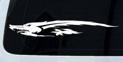 Flying Asian Dragon Car or Truck Window Decal Sticker