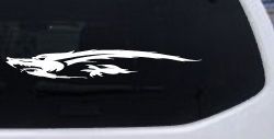 Flying Asian Dragon Car or Truck Window Decal Sticker