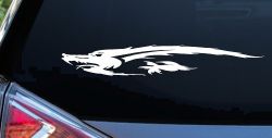Flying Asian Dragon Car or Truck Window Decal Sticker
