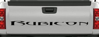 Tribal Rubicon Off Road Car or Truck Window Decal Sticker (Black)