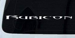 Tribal Rubicon Off Road Car or Truck Window Decal Sticker