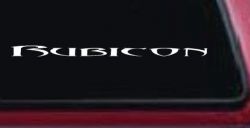 Tribal Rubicon Off Road Car or Truck Window Decal Sticker
