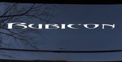 Tribal Rubicon Off Road Car or Truck Window Decal Sticker