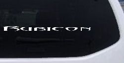Tribal Rubicon Off Road Car or Truck Window Decal Sticker