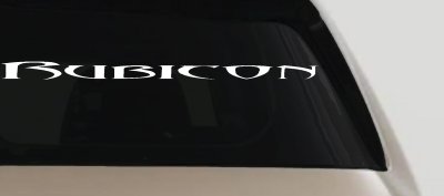 Tribal Rubicon Off Road Decal for Car or Truck Window Sticker