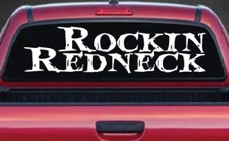 Rockin Redneck Country Car or Truck Window Decal Sticker