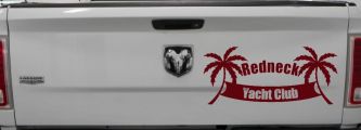 Redneck Yacht Club Country Car or Truck Window Decal Sticker (Purple Red)