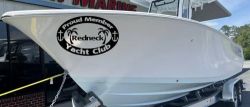Proud Member Redneck Yacht Club Country Car or Truck Window Decal Sticker (Black)
