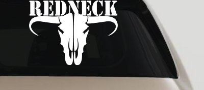 Redneck Longhorn Skull Car Truck Decal Vinyl Sticker Country Style