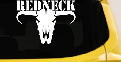 Redneck Longhorn Skull Car Truck Decal Vinyl Sticker Country Style