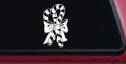 Christmas Candy Canes Car or Truck Window Decal Sticker