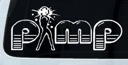 PIMP Car or Truck Window Decal Sticker