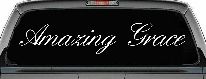 Amazing Grace Christian Car or Truck Window Decal Sticker