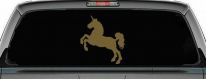 Unicorn Prancing Car or Truck Window Decal Sticker (Gold)