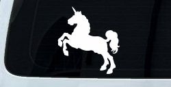 Unicorn Prancing Car or Truck Window Decal Sticker